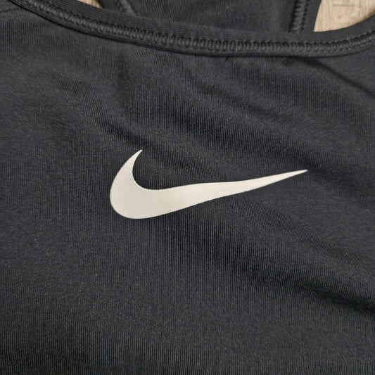 Nike Black Dri-Fit Sports Bra Size Medium No Padding