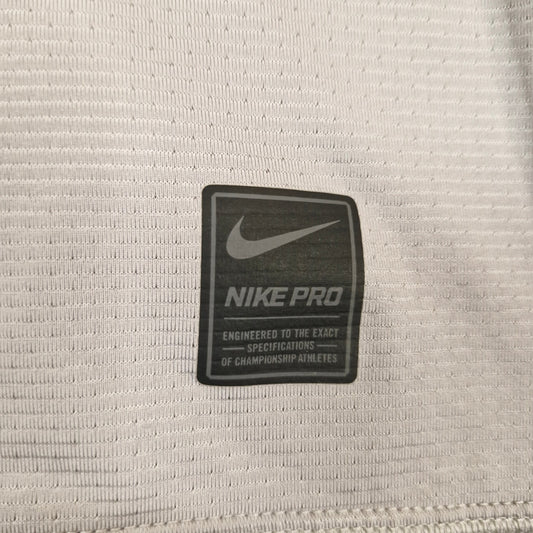 Nike Pro Dri-fit swoosh grey T-shirt tee mens size medium