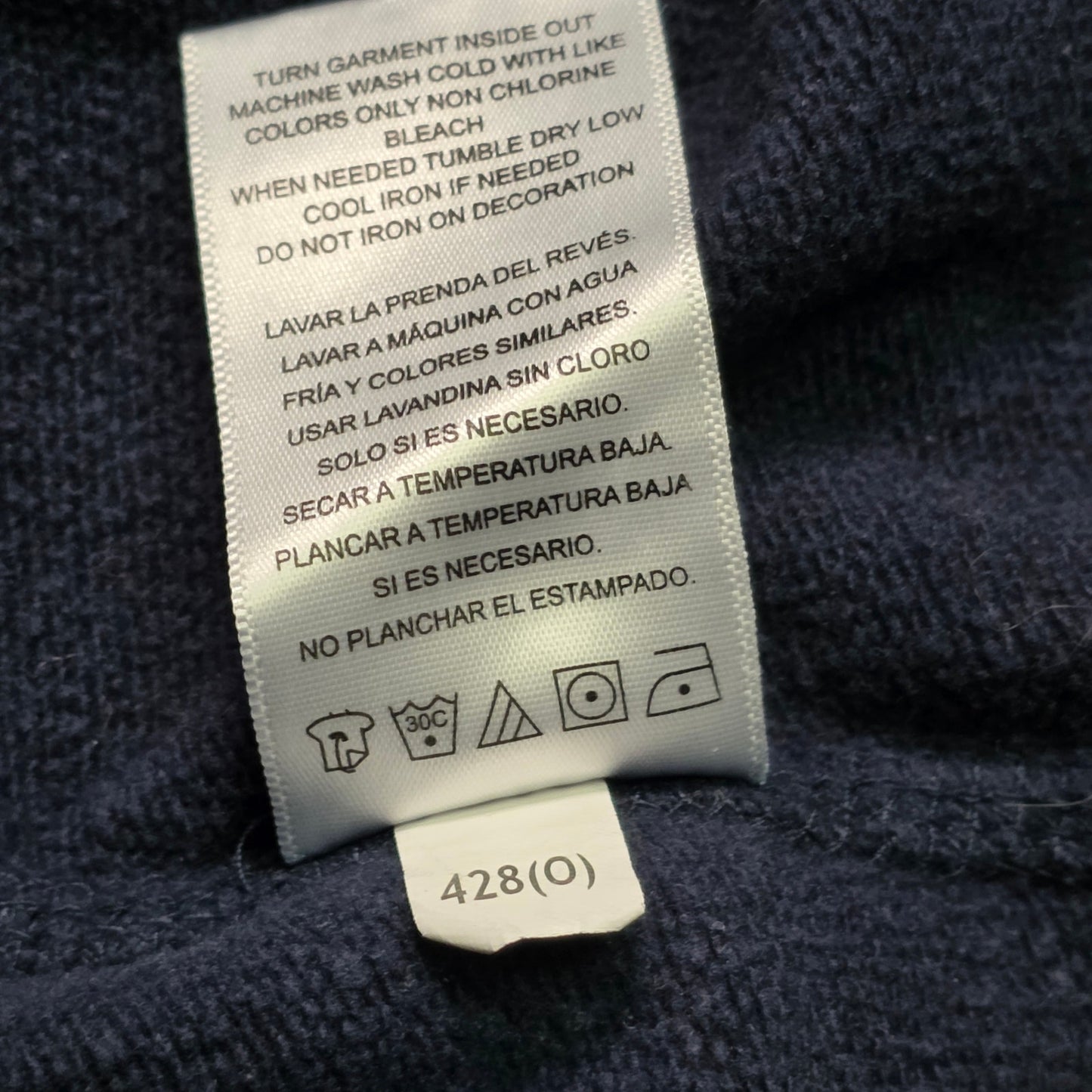 Champion Men’s XL Navy Fleece Crewneck Sweatshirt Pullover