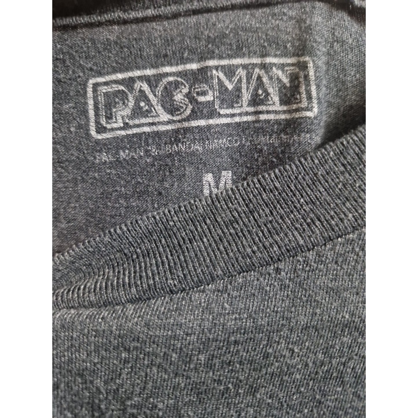 Pac-man Heather Grey Graphic Print Medium