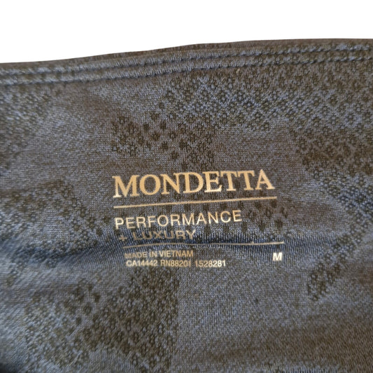 Mondetta Performance Luxury Brushed Jacquard Leggings Womens Medium