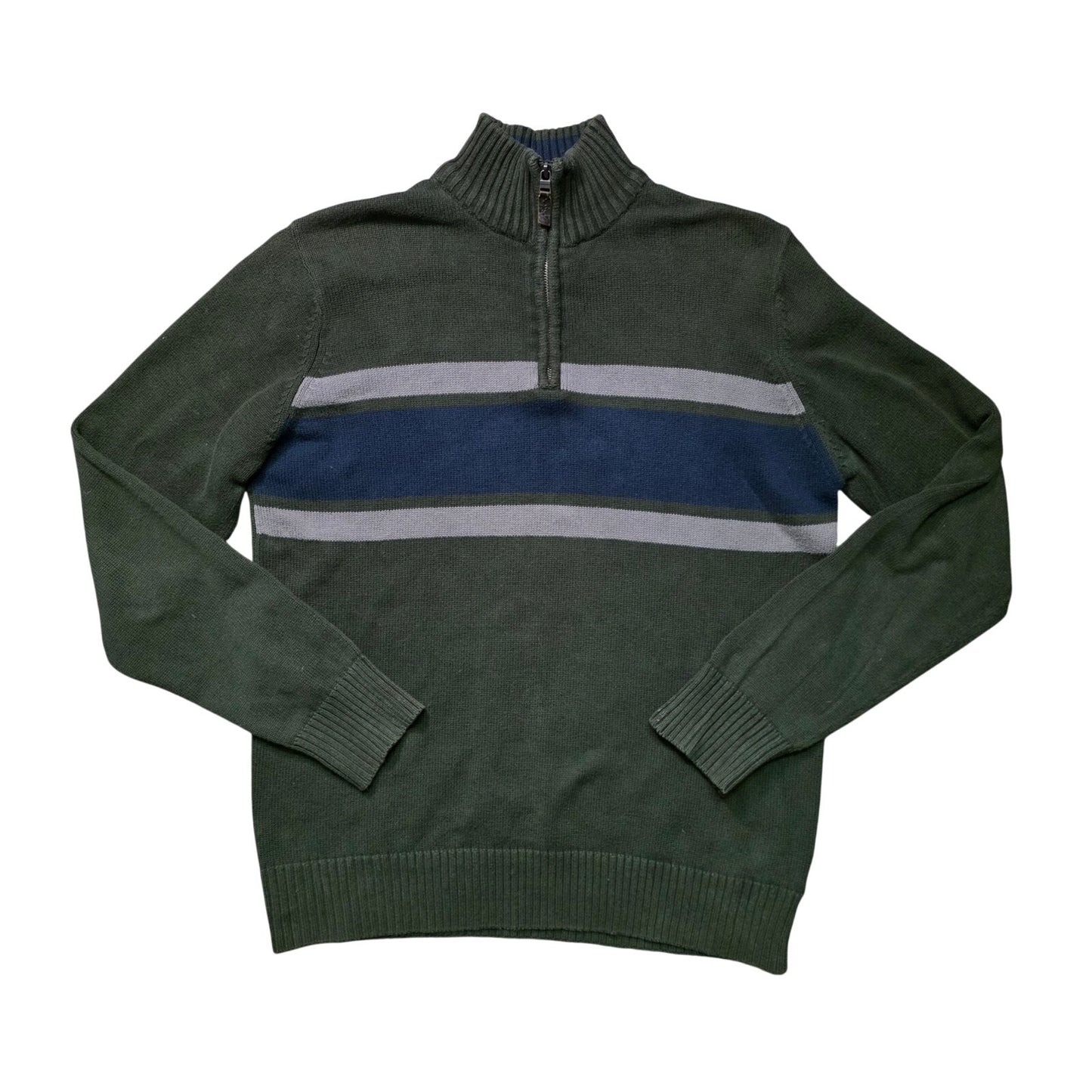 Eddie Bauer Combed Cotton Pullover Sweater Men’s M Green