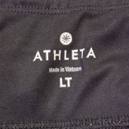Athleta Sonar Spliced Leggings Women’s Large Tall Black Blue Yellow