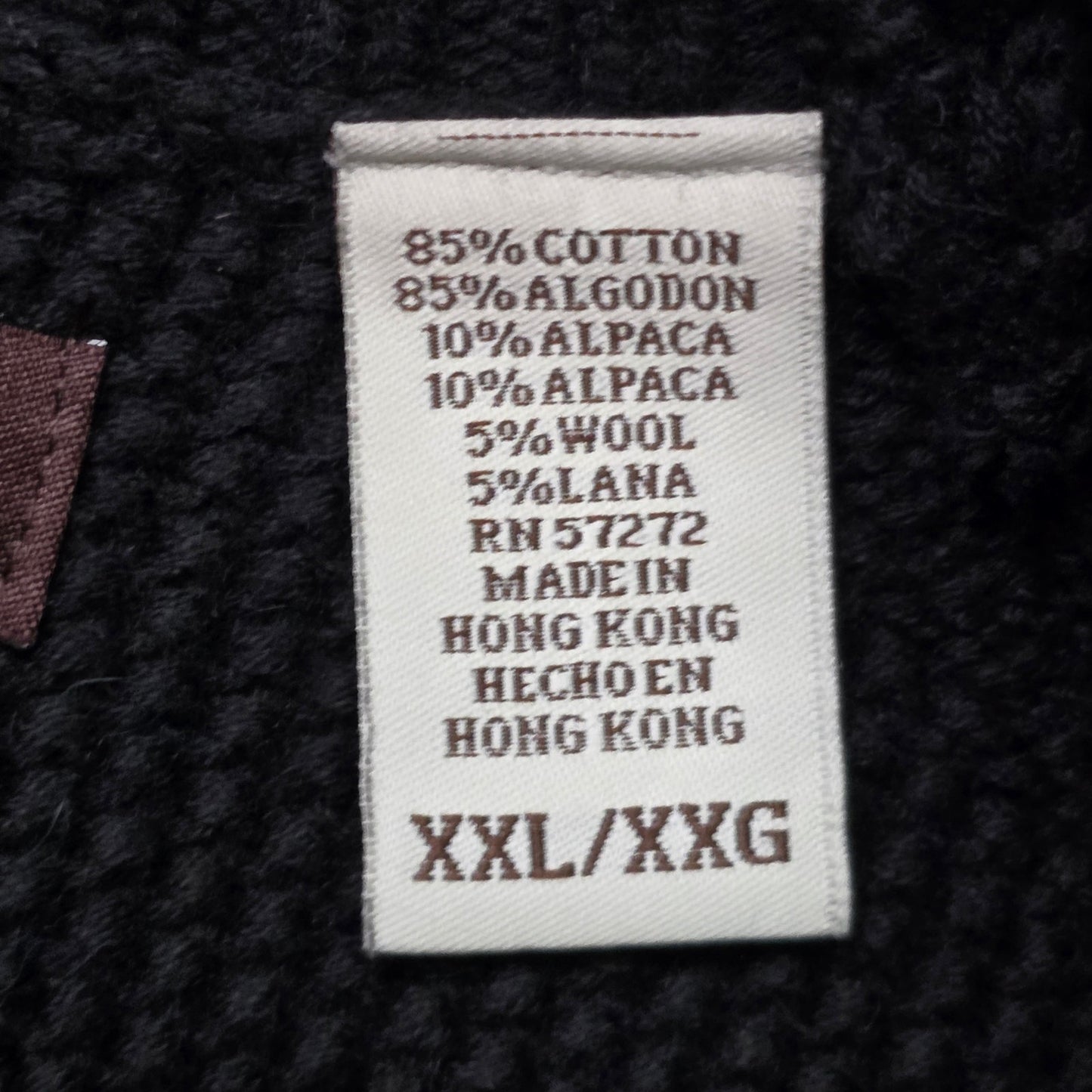 Perry Ellis Anniversary Collection Sweater Men’s XXL Black Pullover Knit