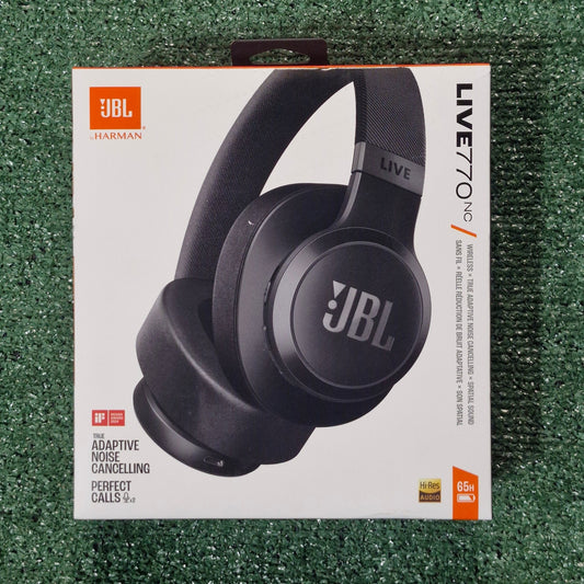 JBL Live 770NC Over‑Ear Bluetooth Headphones Unisex Black ANC 65 hr Battery